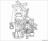 Minecraft Pages Coloring Printable Print Color Online Coloring1 sketch template