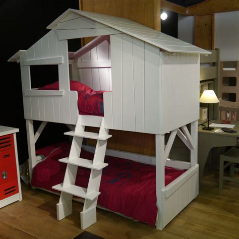 mathy  bols tree house single bed  bunk bed  wood  childrens