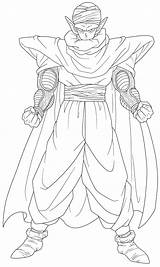 Piccolo Dragon Ball Lineart El Maky Drawing Super Deviantart Coloring Pages Colouring Manga Sketch Choose Board sketch template