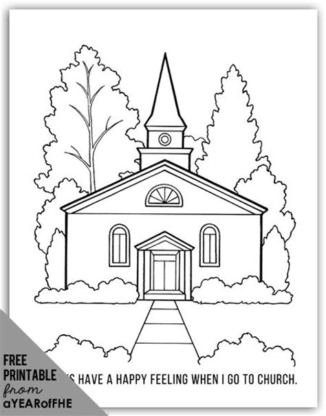 childrens  coloring pages  church coloring church christmas