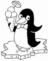 Pingouin sketch template