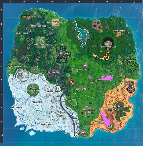 fortnite collect  visitor recordings   floating island