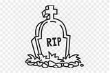 Tombstone Gravestone Drawn Pngfind sketch template