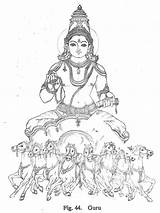 Hindu Indian Coloring Redfern sketch template