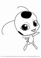 Ladybug Tikki Miraculous Draw Drawing Step sketch template