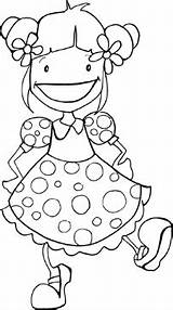 Coloring Pages Girl Girls Jodie Dolls Sheet sketch template