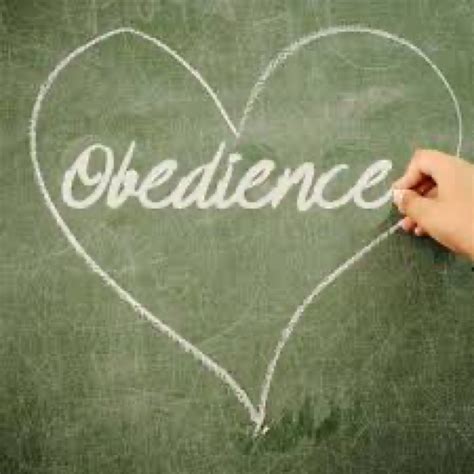 love and obedience — the intersection