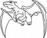 Coloring Charmander Charizard sketch template