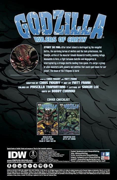 Comics Books Godzilla Idw Kaiju Battle