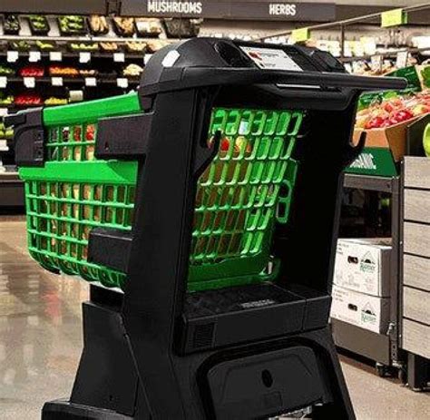 amazon dash cart smarter einkaufswagen fuer den supermarkt welt