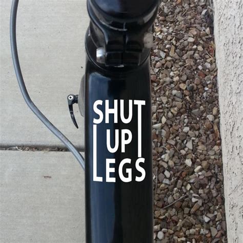 shut up legs decal for top tube molteni cycling