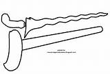 Keris Mewarnai Mewarna Lukisan Sketsa Kartun Estetik sketch template