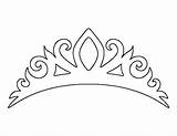 Coroa Tiara Coroas Princesa sketch template