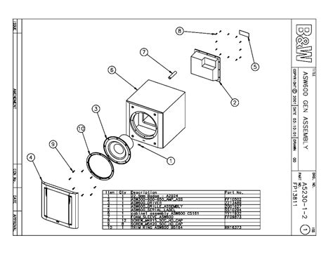 bw asw active subwoofer parts service manual  schematics eeprom repair info