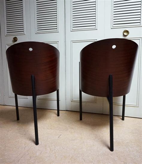 vintage costes dining chairs  philippe starck  driade set    sale  pamono