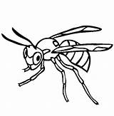 Wasp Coloring Pages Color Insect Animal Spider Print Online Animals Printable Drawings Results Sheet Letter Back sketch template