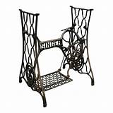 Sewing Machine Legs Treadle Singer Cast Base Antique Victorian Iron Table Chairish sketch template