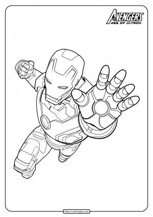 marvel  avengers iron man  coloring pages