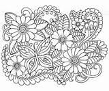 Kwiaty Doodle Kolorowanka Zentangle Patroon Kolorowanki Druku Motylek Drukowania Planetadziecka sketch template