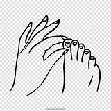 Pedicure Waxing Hiclipart sketch template