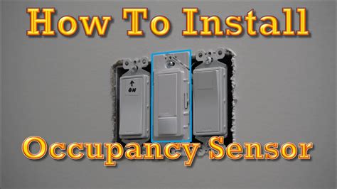 install occupancy sensor switch    single pole lutron maestro opsm wh youtube