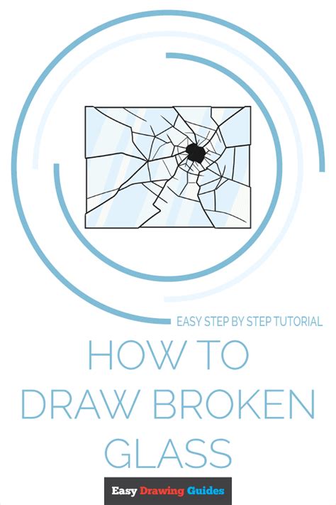 How To Draw Broken Glass Really Easy Drawing Tutorial