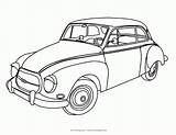 Coloring Cars Old Pages Printable School Popular sketch template