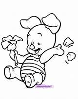 Coloring Pages Pooh Winnie Tigger Baby Davemelillo Disney sketch template