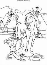 Cheval Indien Coloriage Colorare Cavallo Selvaggio Disegno Piccolo Fango Fiume Tombe Paarden Chevaux Coloriages Top18 Qui Sheets Ridono Divertiti Sporchi sketch template