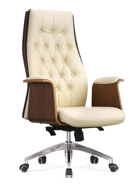 Factory Price Leather Chair Stainless Steel Luxury Leather Executive