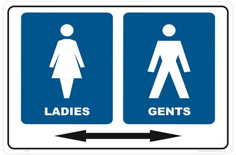 Toilet Ladies And Gents In16155 National Safety Signs
