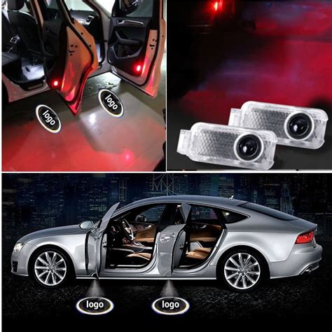Lighting And Lamps 2x For Audi Quattro Led Door Lights Welcome Courtesy