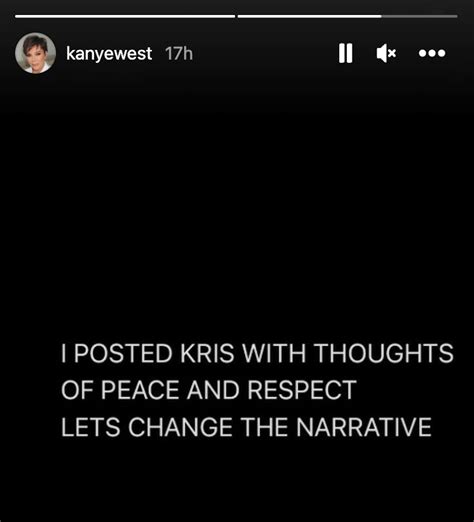 why did kanye west use kris jenner as his instagram photo ye explains