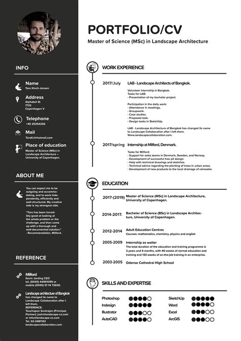resume architecture examples kane top
