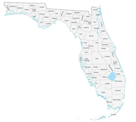 florida county map gis geography