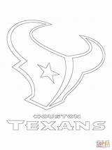 Texans Houston Coloring Logo Pages Football Nfl Broncos Drawing Printable Rockets San Sheets Super Sports Teams Supercoloring Logos Color Team sketch template