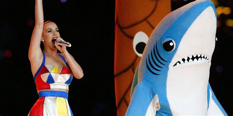 what was katy perry wearing under her super bowl costumes