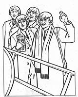 Beatles Kleurplaat Kleurplaten Beroemdheden Ausmalbilder Colorir Imprimir Coloriages Animaatjes Tudodesenhos Submarine Stemmen Weg Vliegtuig sketch template