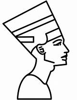 Nefertiti Egyptian Coloring Ancient Pages Egypt Drawing Queen History Hatshepsut Cat Printable Draw Mummy Color Getdrawings Sawyer Tom Getcolorings Colorings sketch template