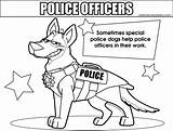 Coloring Police Dogs Officers Colouring Pages Resolution High Themes Medium sketch template
