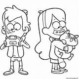 Mabel Gravity Falls Coloring Pages Disney Printable sketch template
