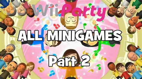 wii party  mini games part  fr youtube