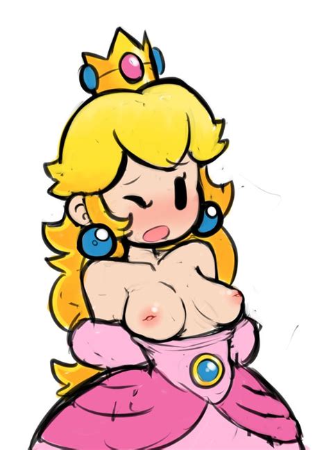 P 2449099 Paper Mario Princess Peach Sketchpaddy Super