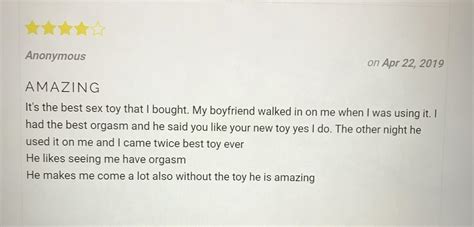this sex toy review got a little bit too specific in ways