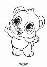 Panda Toddler Tsgos Bear sketch template