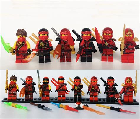 Ninjago Dragon Sword Series Kai Cole Zane Lloyd Minifigures Lego