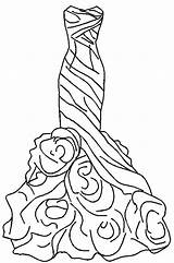 Wedding Dress Coloring Pages Dresses Book Quilling Paper Gown Gowns Roses Ha Bought Almost Would Very Been Colouring Sheets Different sketch template