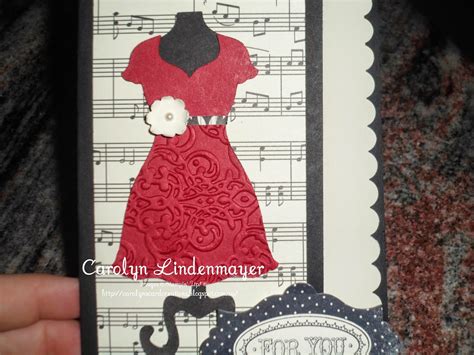 red dress card