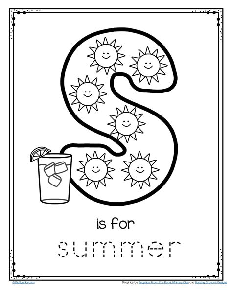 preschool coloring sheets summer teaching treasure