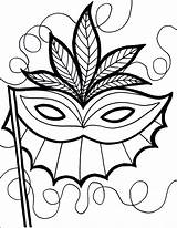 Gras Mardi Coloring Pages Kids Printable sketch template